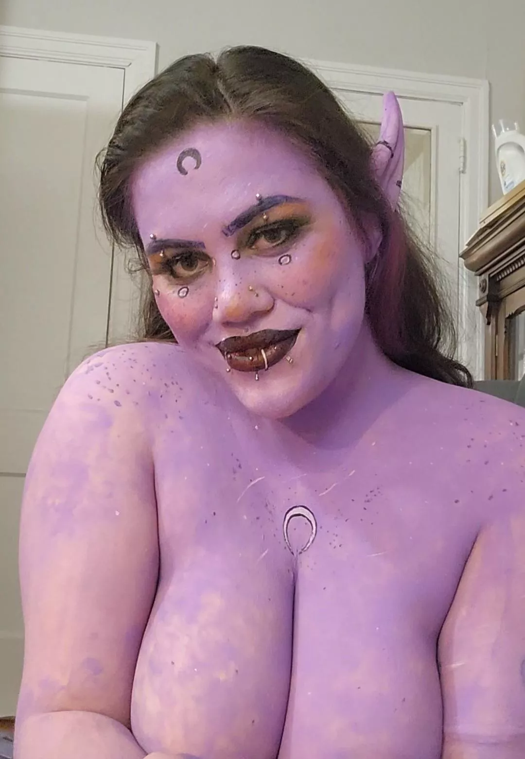 Big titty teifling tries to  persuade you.... to disrobe 💗 posted by emiliadagger