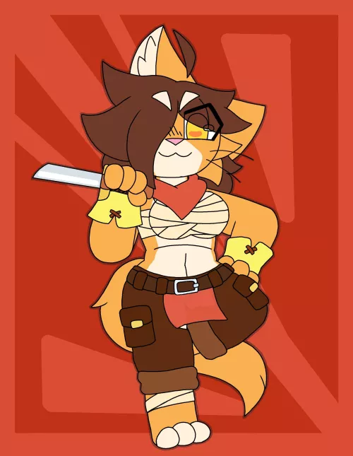 Cool Cat Looking For Treasure by MLynx56