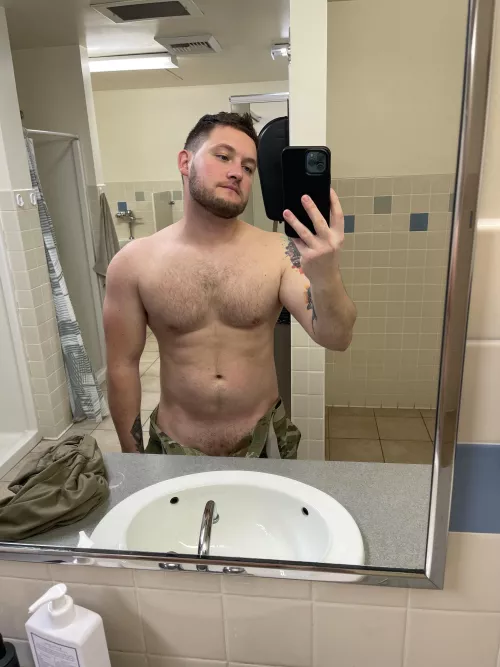 Fresh out the showers after PT [31] by ExpertCause9187