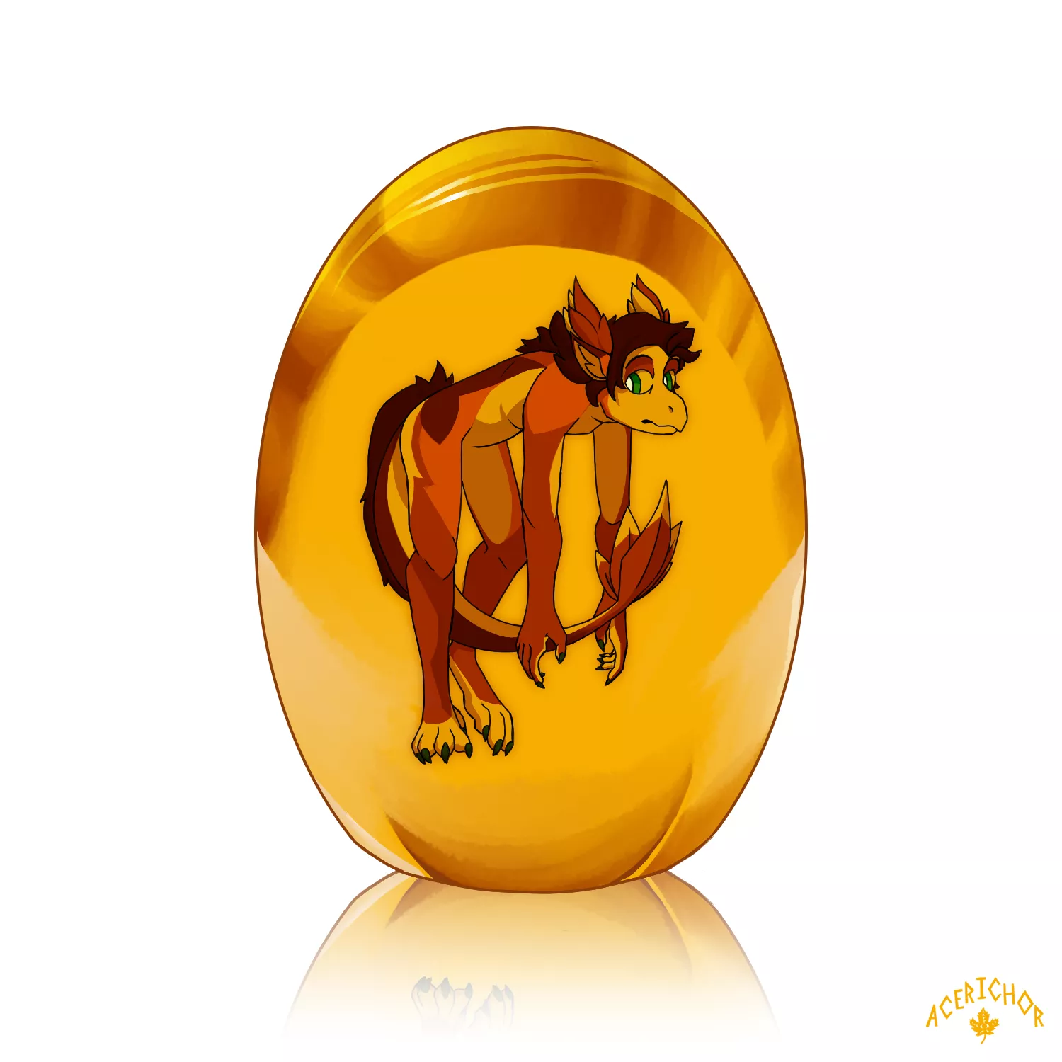 get ambered idiot (art by me, @Acerichor on Twitter) posted by Acerichor