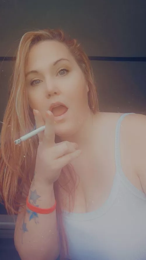 Hmm smoking  by Ambitious_Way_500