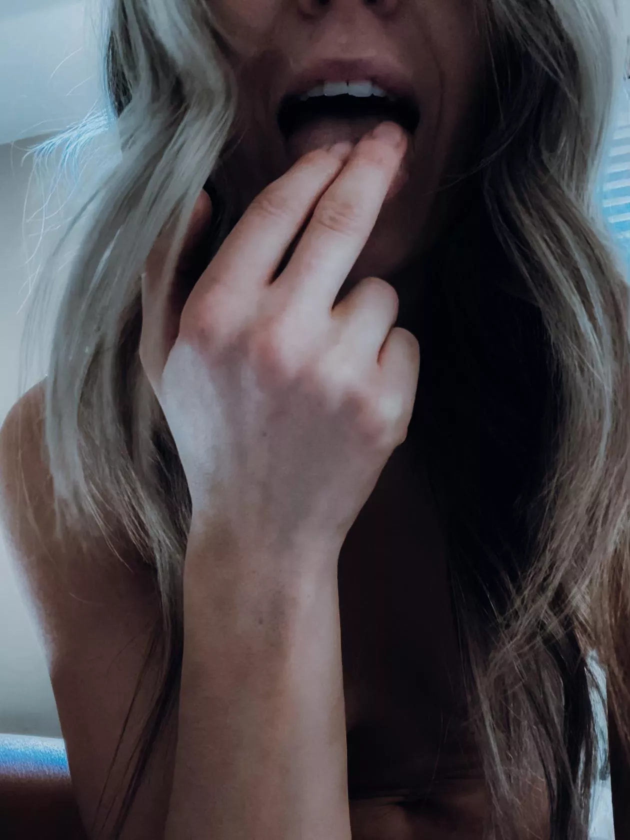 I love tasting myself  posted by fitblondemom