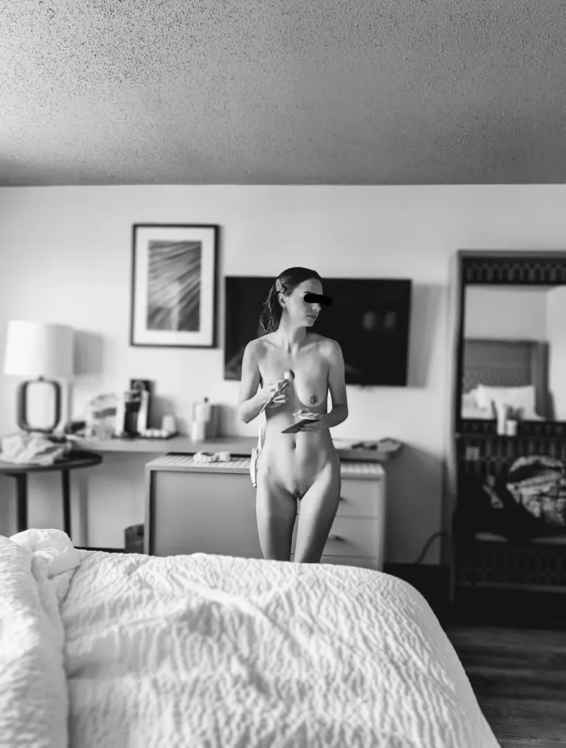 If I'm (21f) nude in a black and white photo, it's gotta be classy, right? by KayleeBangs469