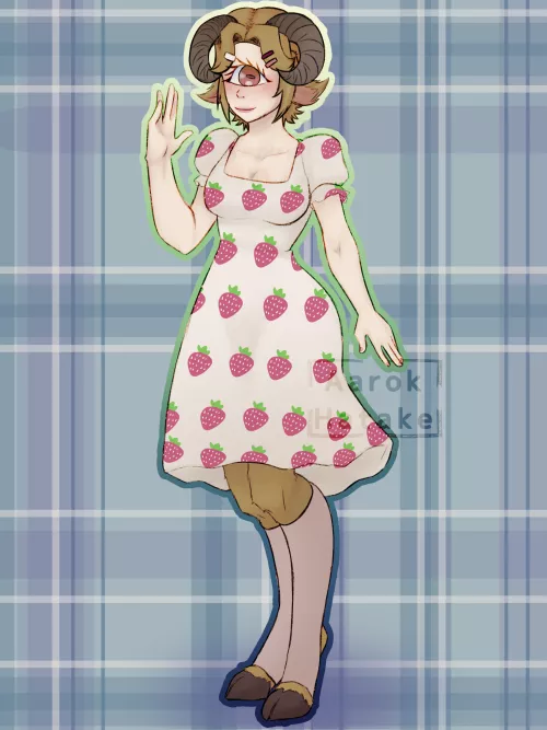 Sophia|My Oc|Goat girl cyclops by AarokHatake