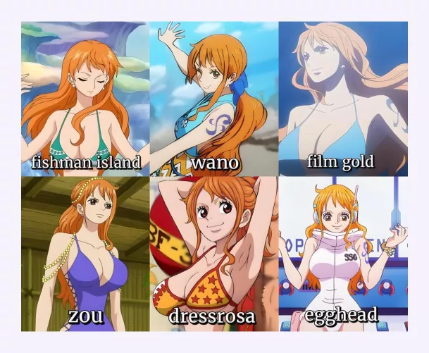 Which Nami outfit you ljked the MOST? 🤤😍 by Shot_Improvement_409