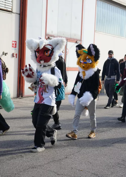 wolkies at the furmeet! by nakkumi