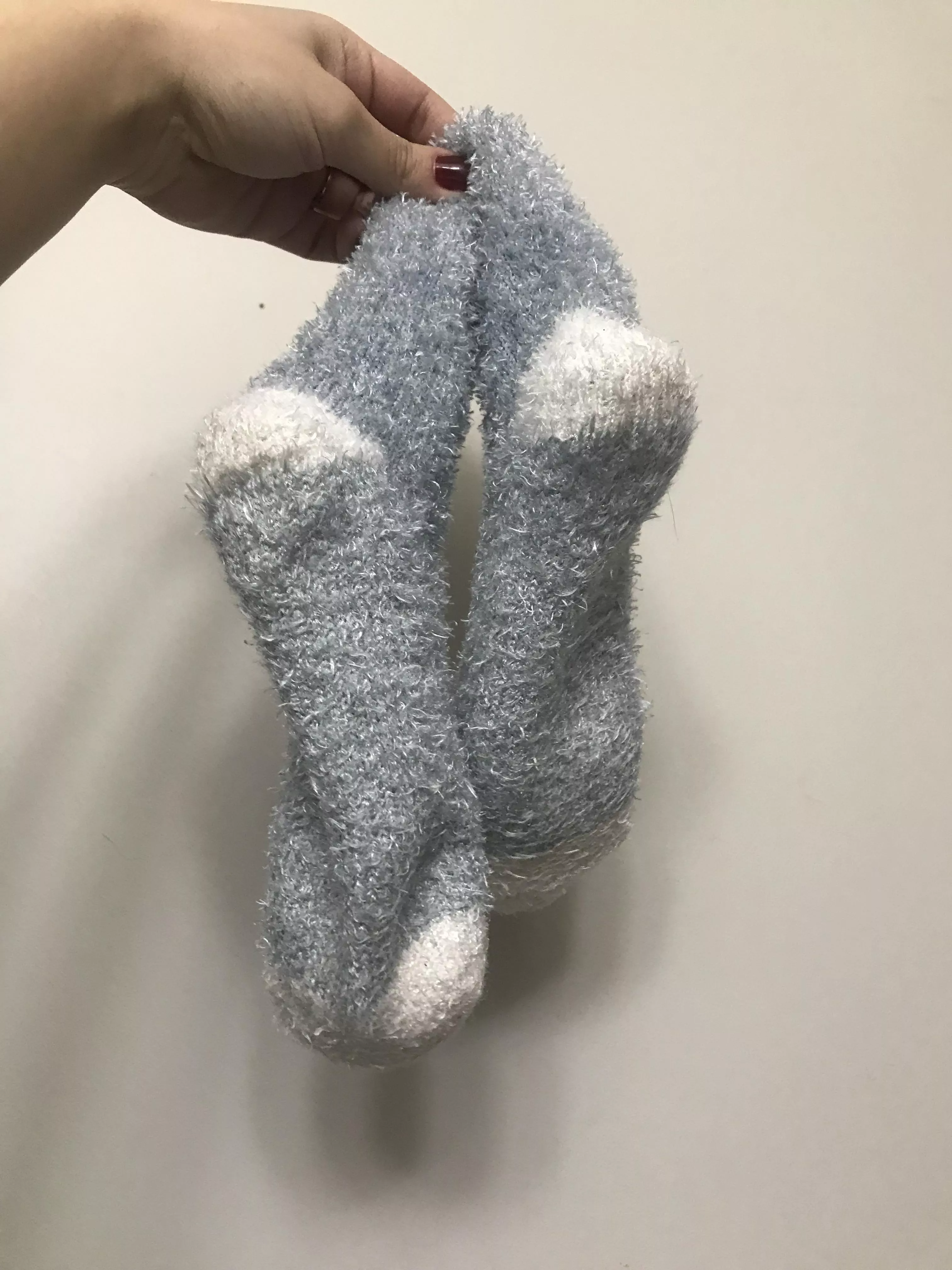 Wore these all day at work . They took form of my feet ❤️ posted by Fetish-foot-job