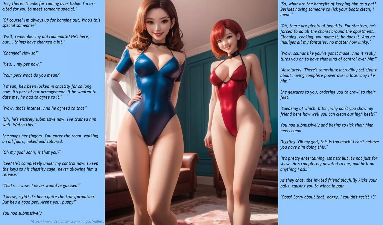 Cruel roommate and her friend posted by Nalgou