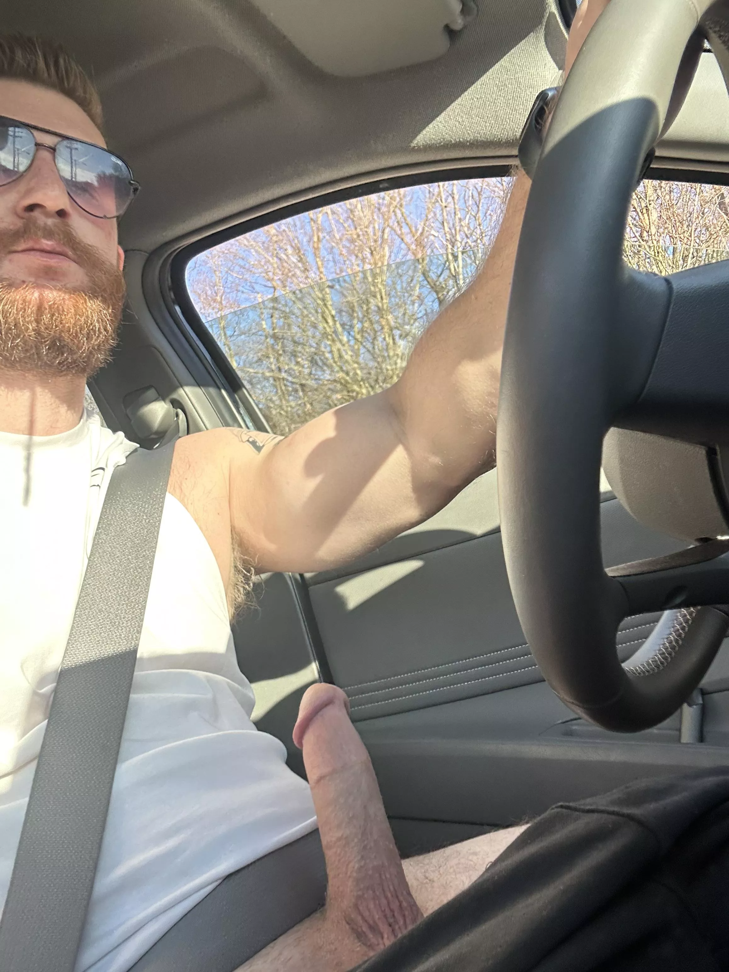 Drove around the park hoping someone would see my cock posted by Cockofduty69