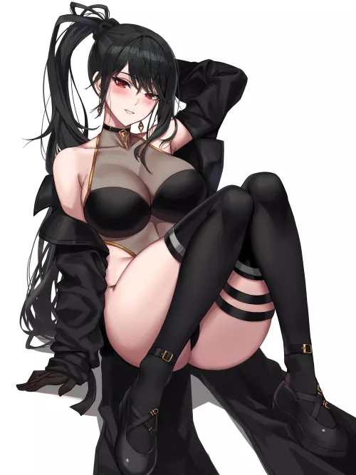 Full Black Outfit  by CheetahSperm18