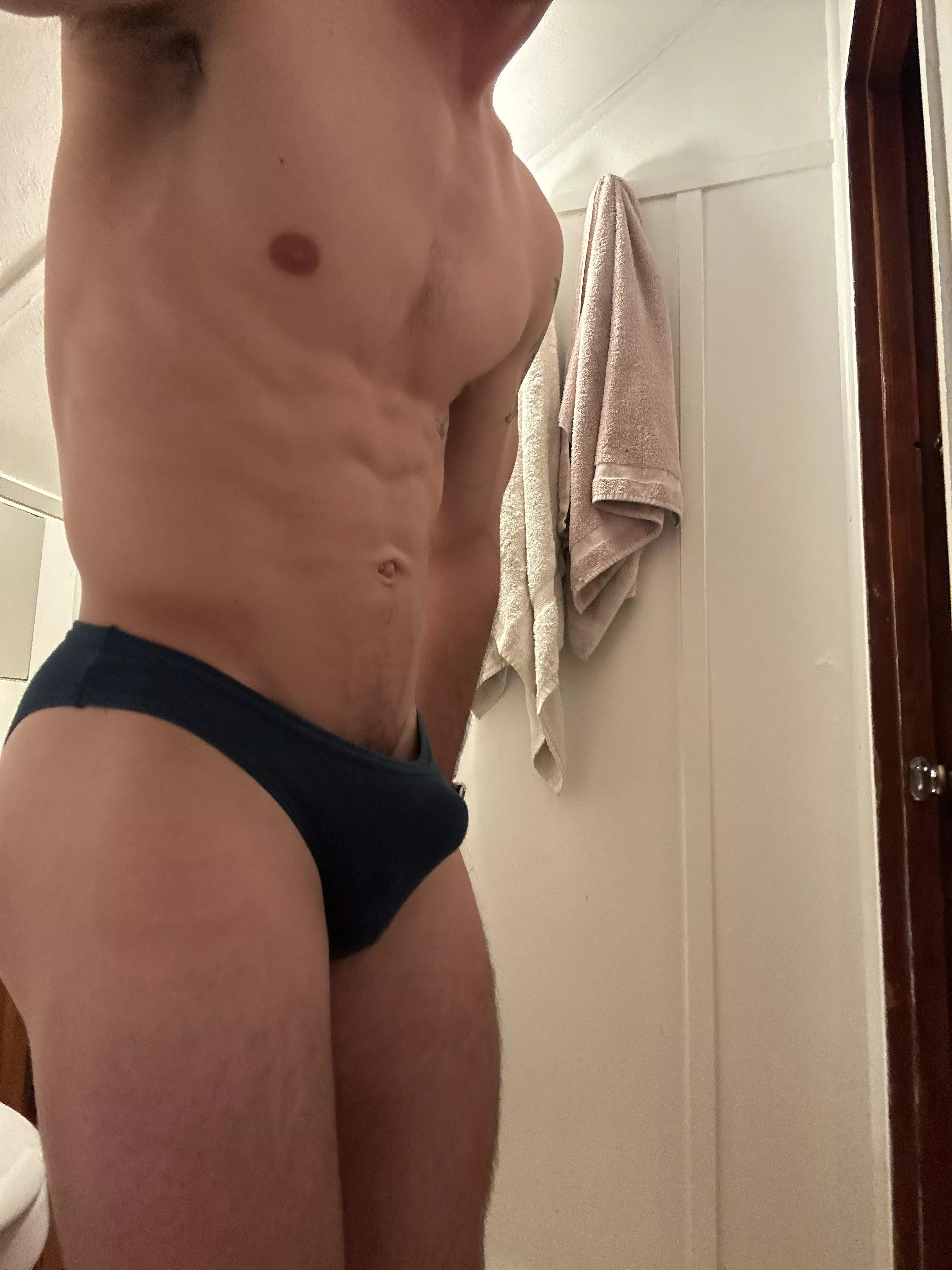 Hard little dick bulge  posted by Southern_Vast_1203