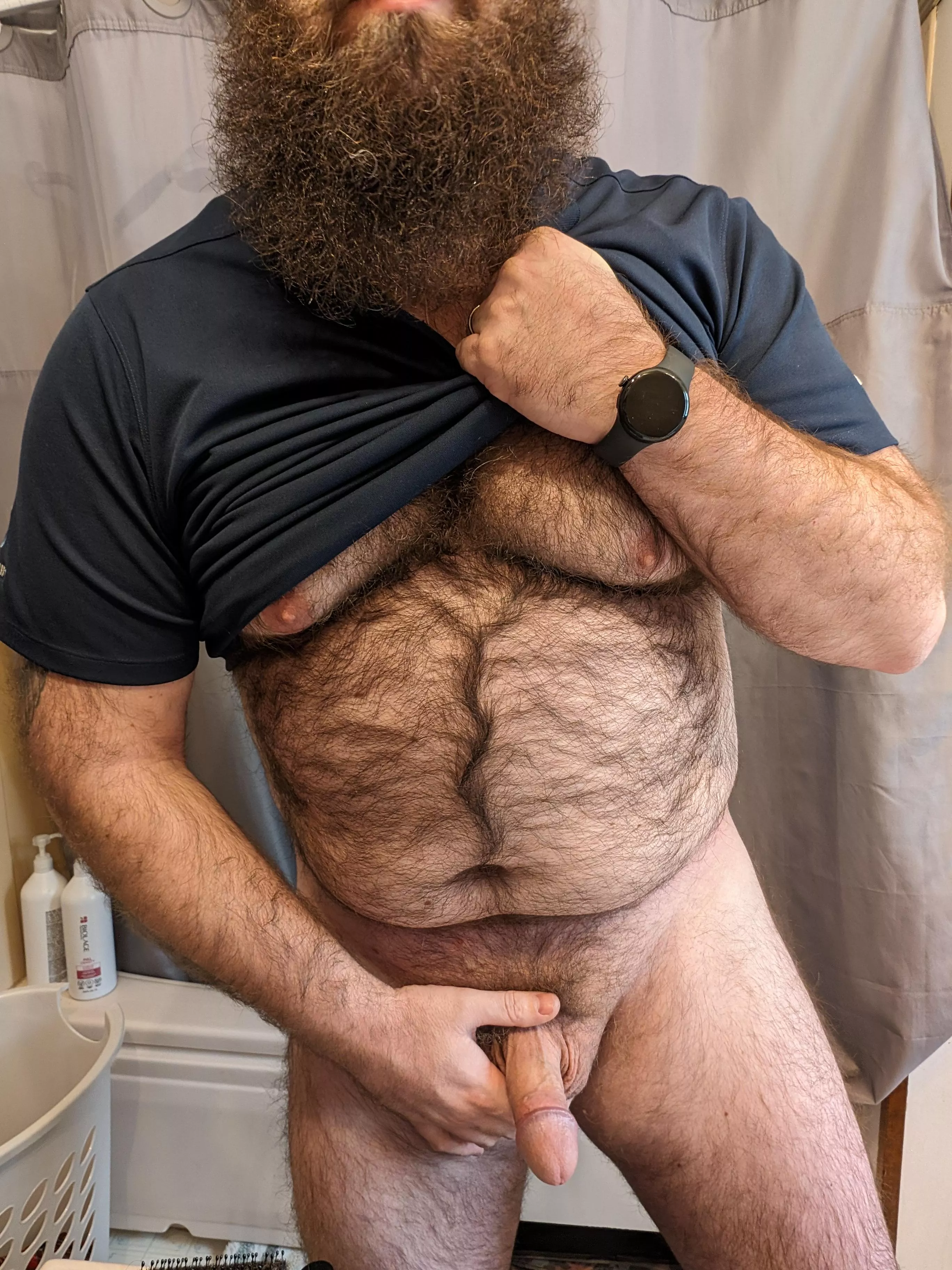 Hump day... Half way through the week, and a good excuse to do some humping. Whose gonna offer up a place to put this? 😏😈 posted by BeardedAnonnn