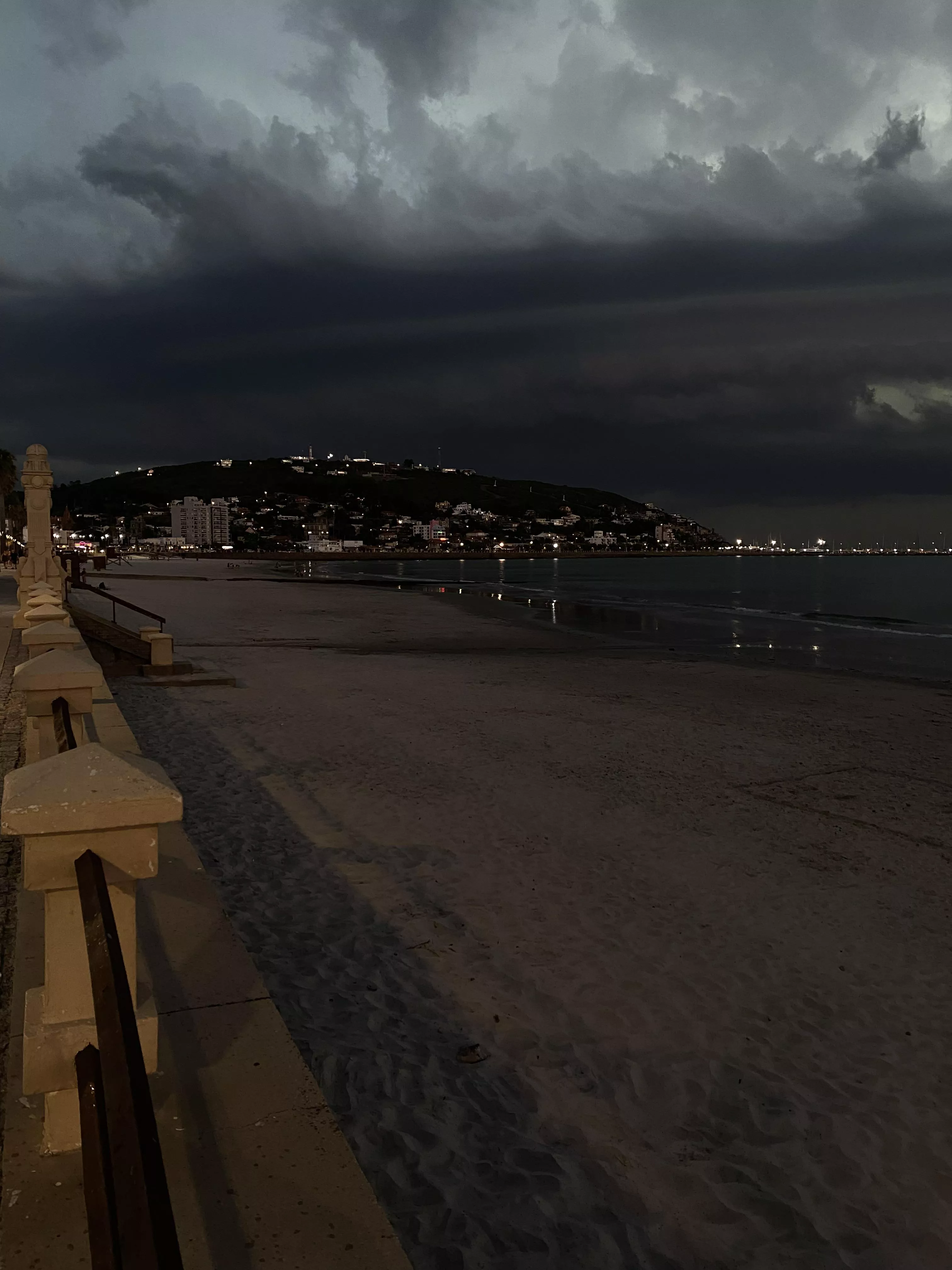 I think a big storm is approaching Pirapolis beach. posted by Madeinbrillitos