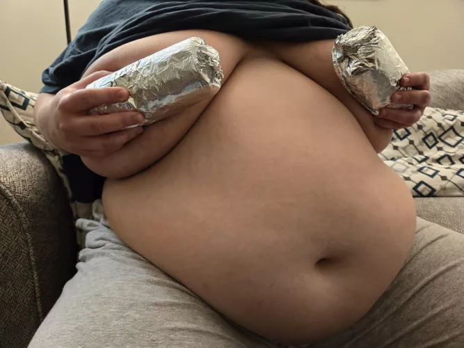 Is two burritos enough for a girl my size? by TheHungryPiggyBBW