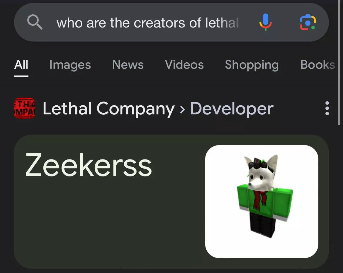 Just a reminder that the creator of lethal company is a furry posted by Foxlover63