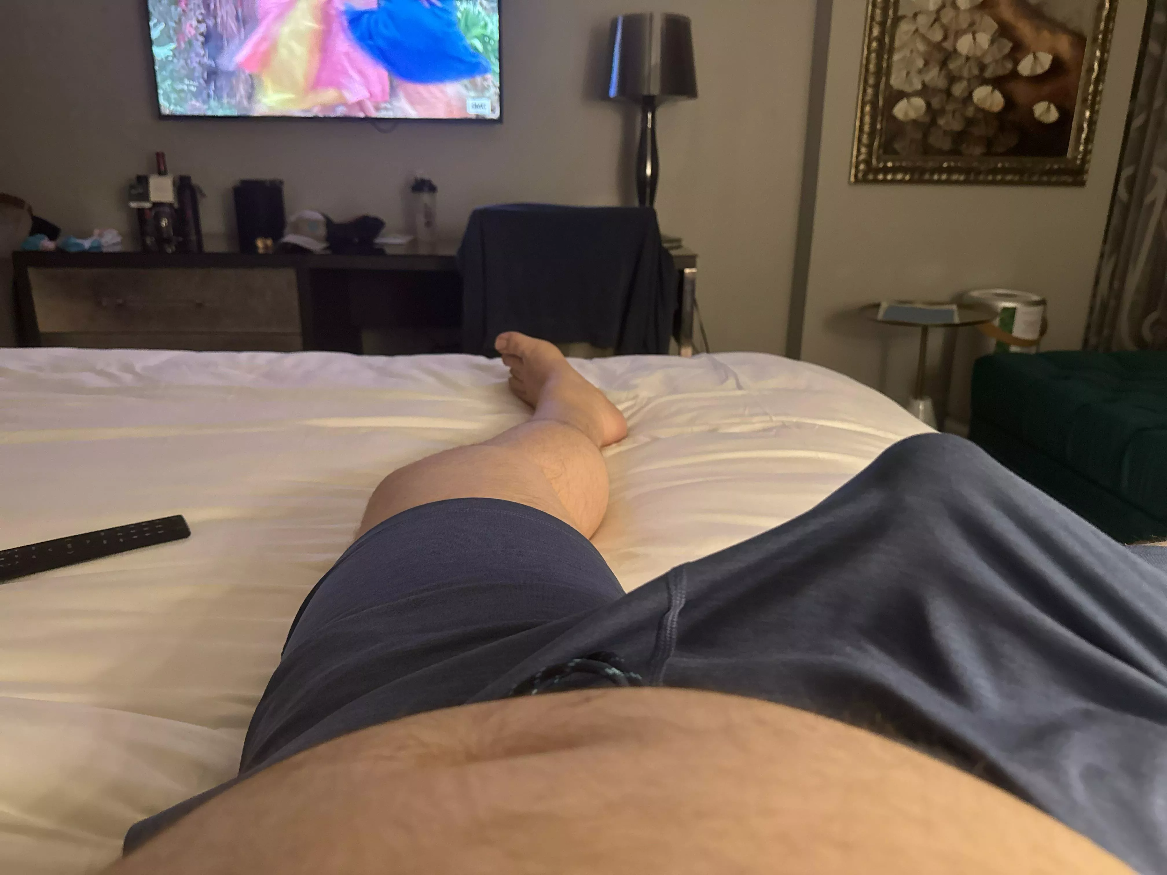 Laying in bed wishing someone would join me posted by Peasyboy