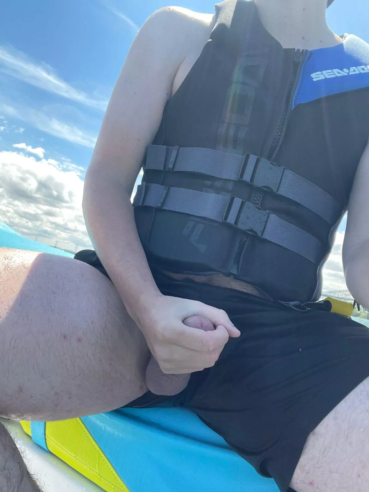 Looking at all the girls on the beach made me horny on the seadoo 😈💦 posted by Known-Hat-9778