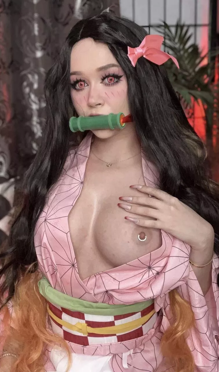 Nezuko from Kimetsu no Yaiba by Purple Bitch  posted by im_purplebitch