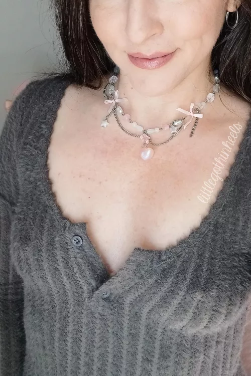 no bra under my sweater today by littlegothinheels