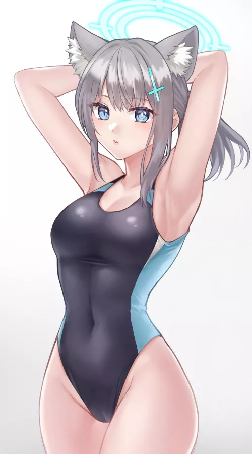 Posing in a sexy swimsuit by pioneerista