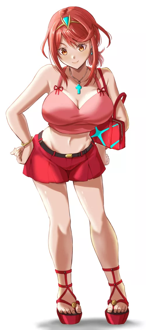 Pyra's casual outfit by LafterMastr
