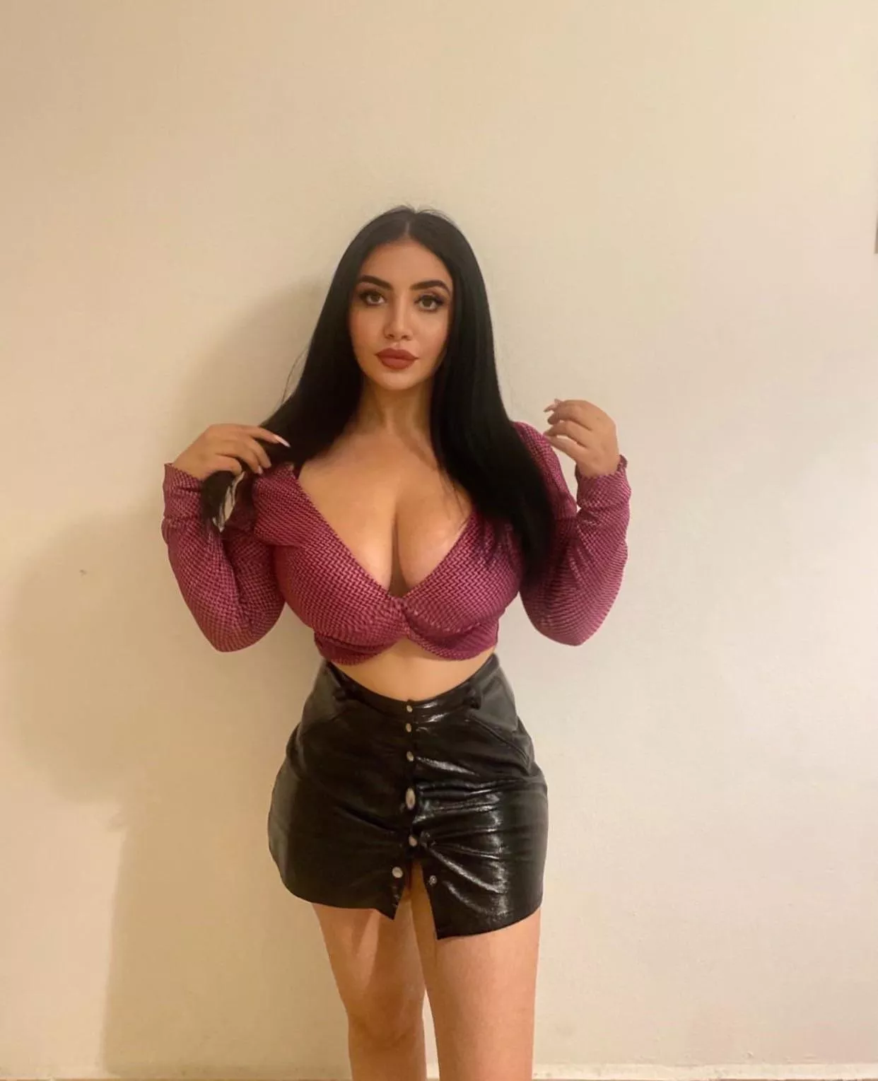 Skirt so tight a few buttons popped haha  posted by PotatoGirlOh