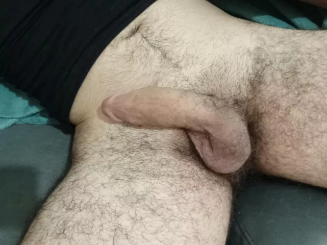 Soft cock and full balls by Holiday-Bid7415