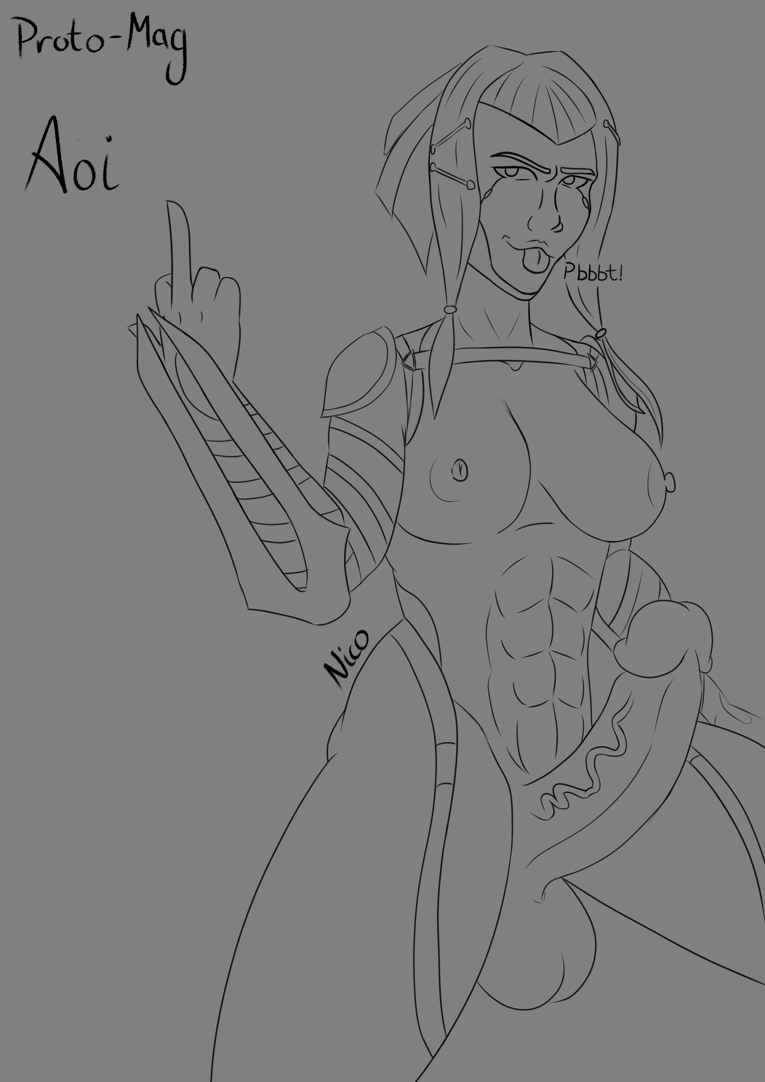 Someone had to do it, and with a bit of sass [Aoi] (Self) posted by WildFireJr1999