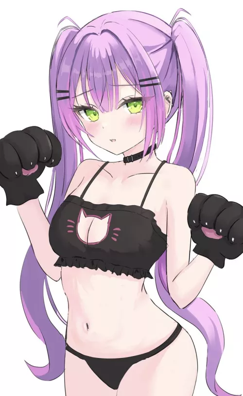 Towa cat lingerie by AnimeChan39