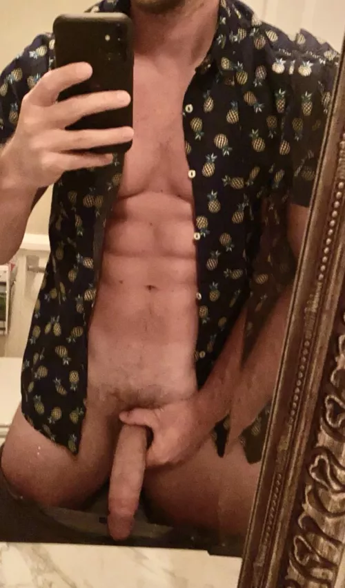 We slip into the bathroom of the pool party, I drop my shorts and ask if you like what you see. What’s your rating? by randomanon1123581321