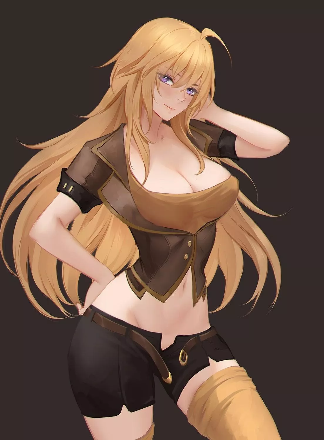 A busty Yang [RWBY] posted by NotSuitedForWoona
