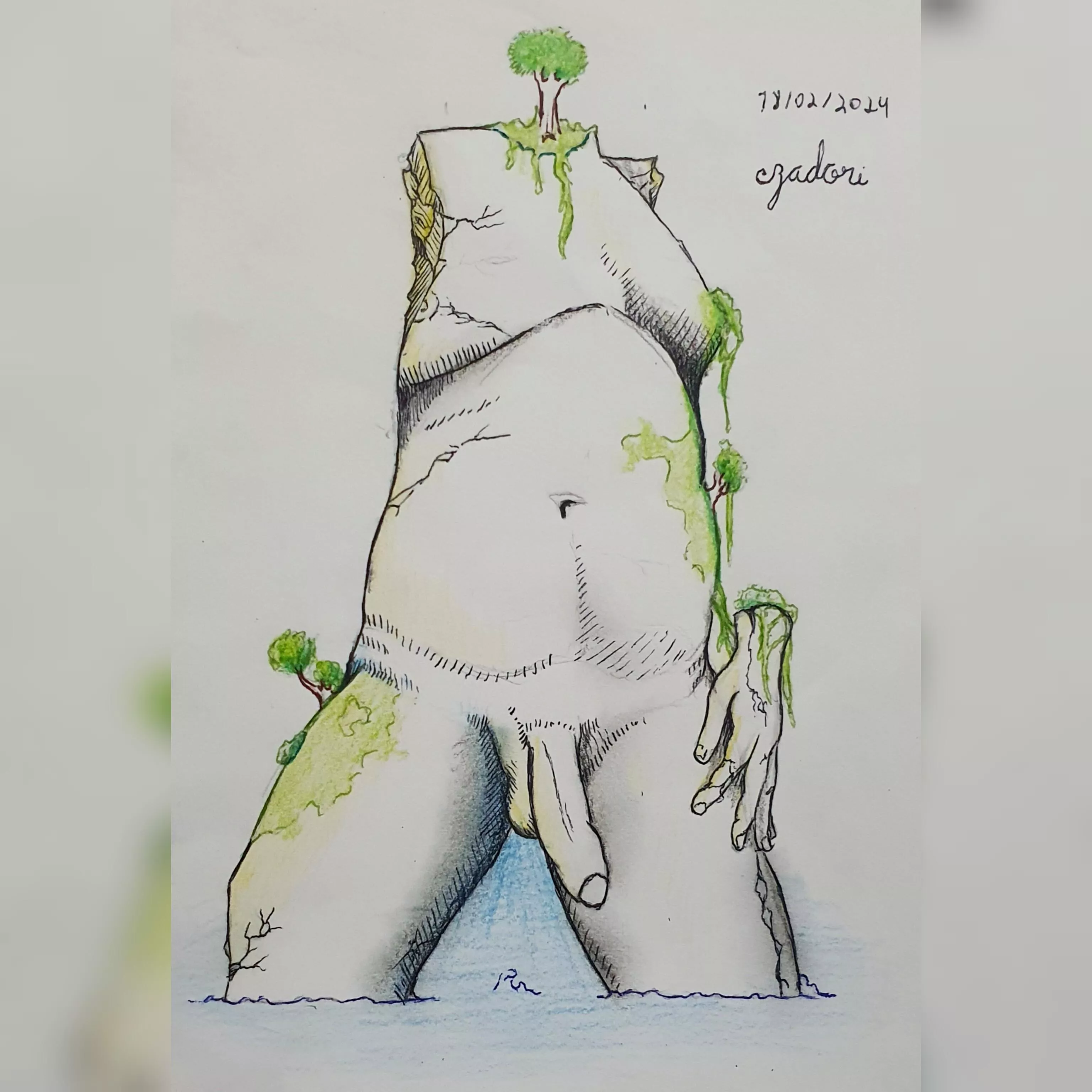 An Island posted by zadoriart