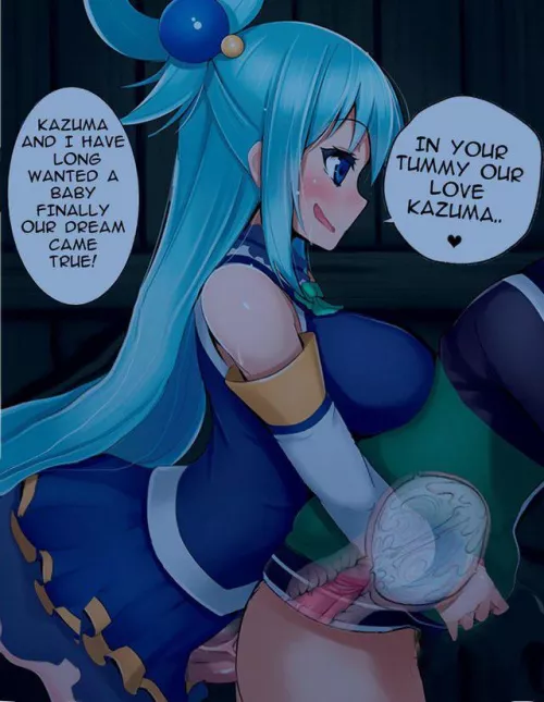 Aqua getting kazuma pregnant by Available_Air_7472