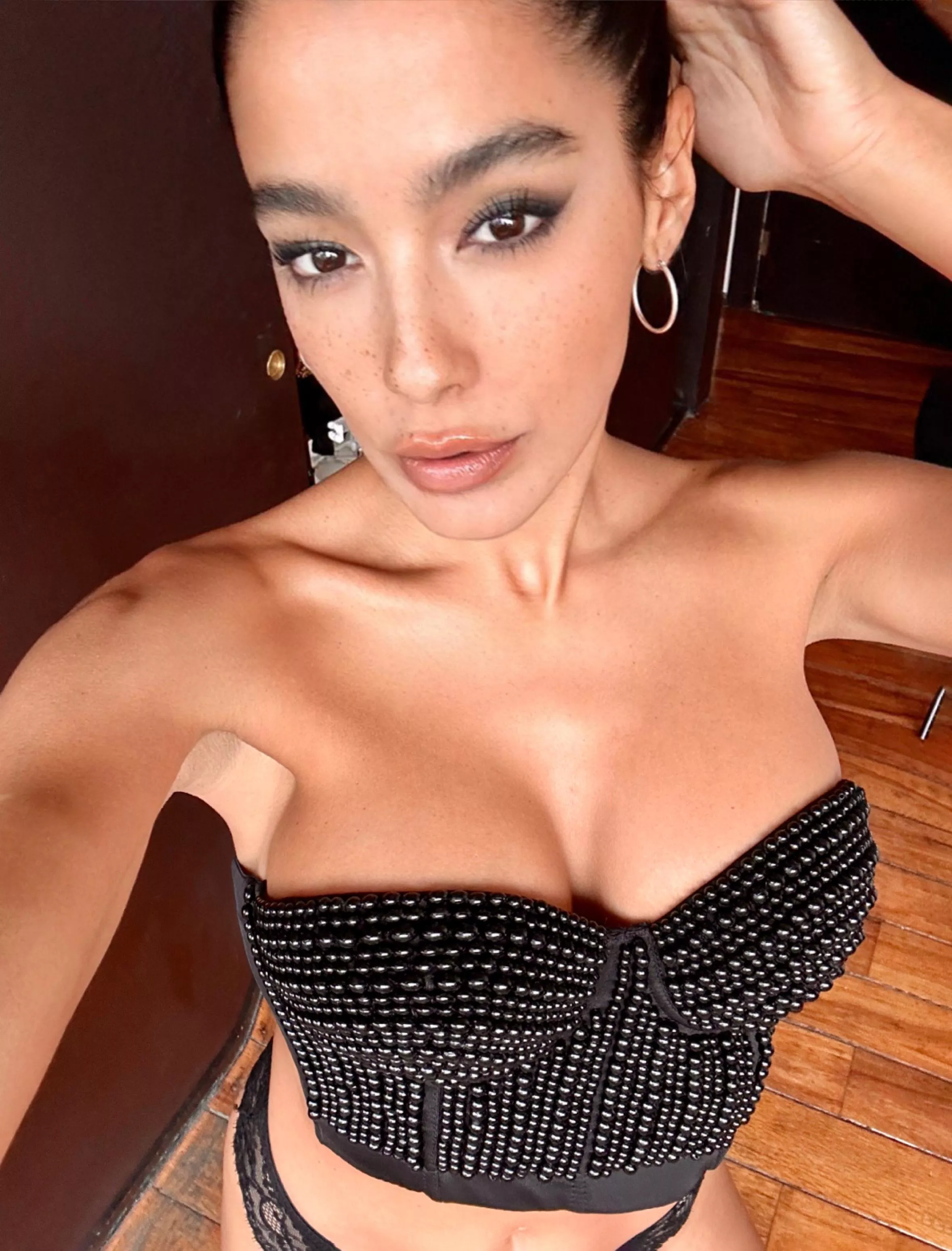 i love my corset cleavage <3 posted by ashydeluca