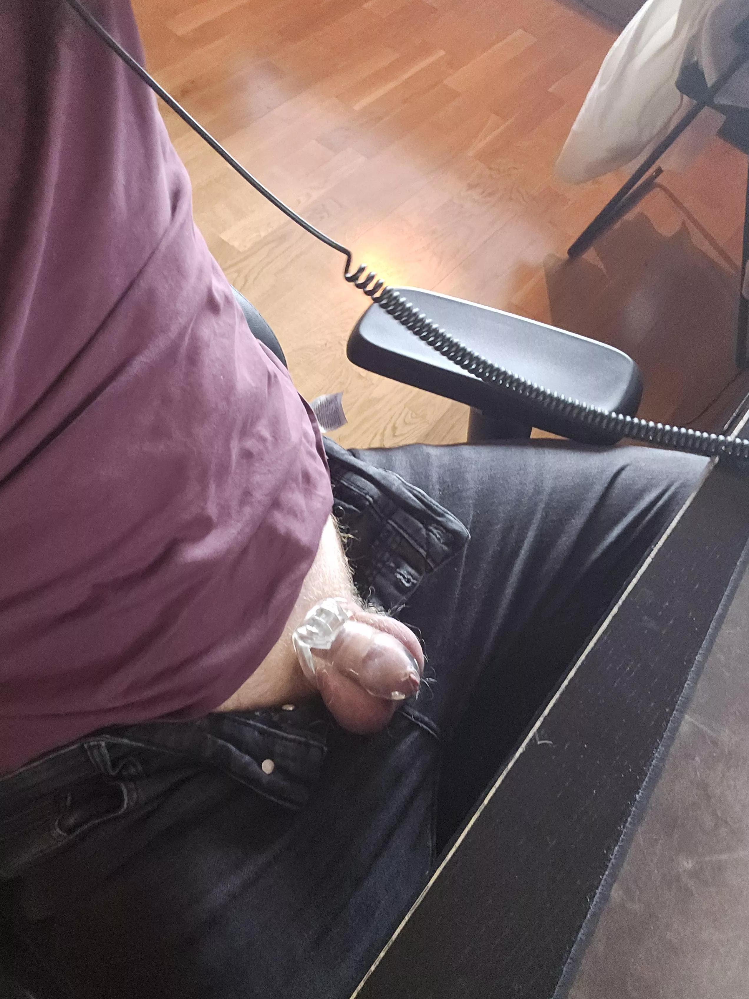 I might be a dom, but sometimes wearing a cage does feel nice 😏 posted by aleko78