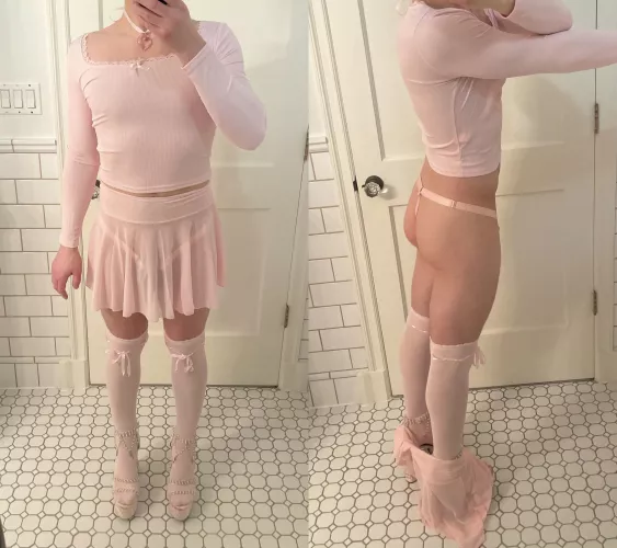 I used to be straight and now I wear see through skirts 🤭 by ffmsf