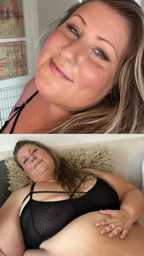 I’m such a foodie…🥞🍕🥩🍪🍩 so stuffed on the couch is a position I find myself in a lot 🥰 by LovelyXXXLondyn