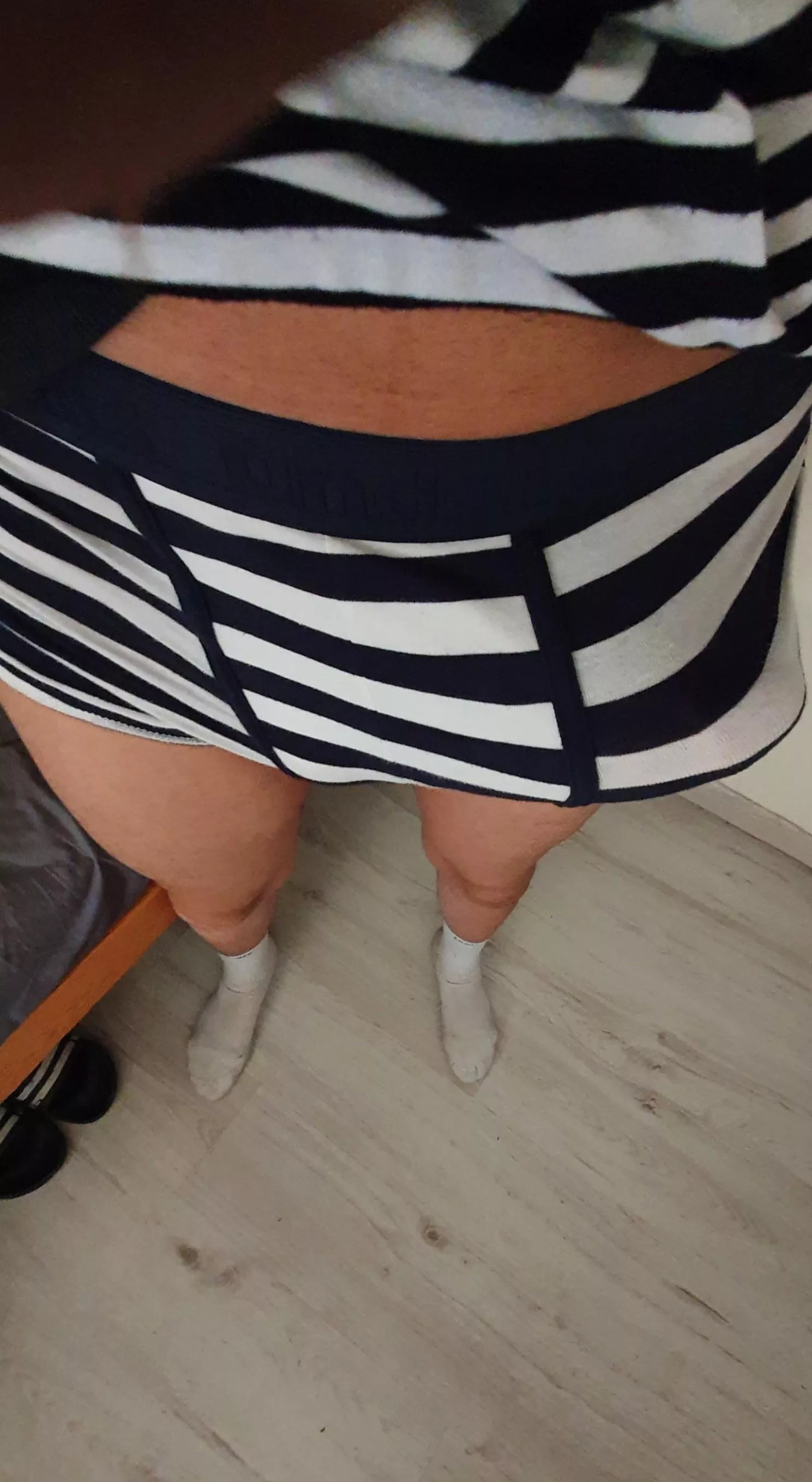 Late for work until my morning wood cooperates and lets me squeese in my jeans.  posted by xzviro