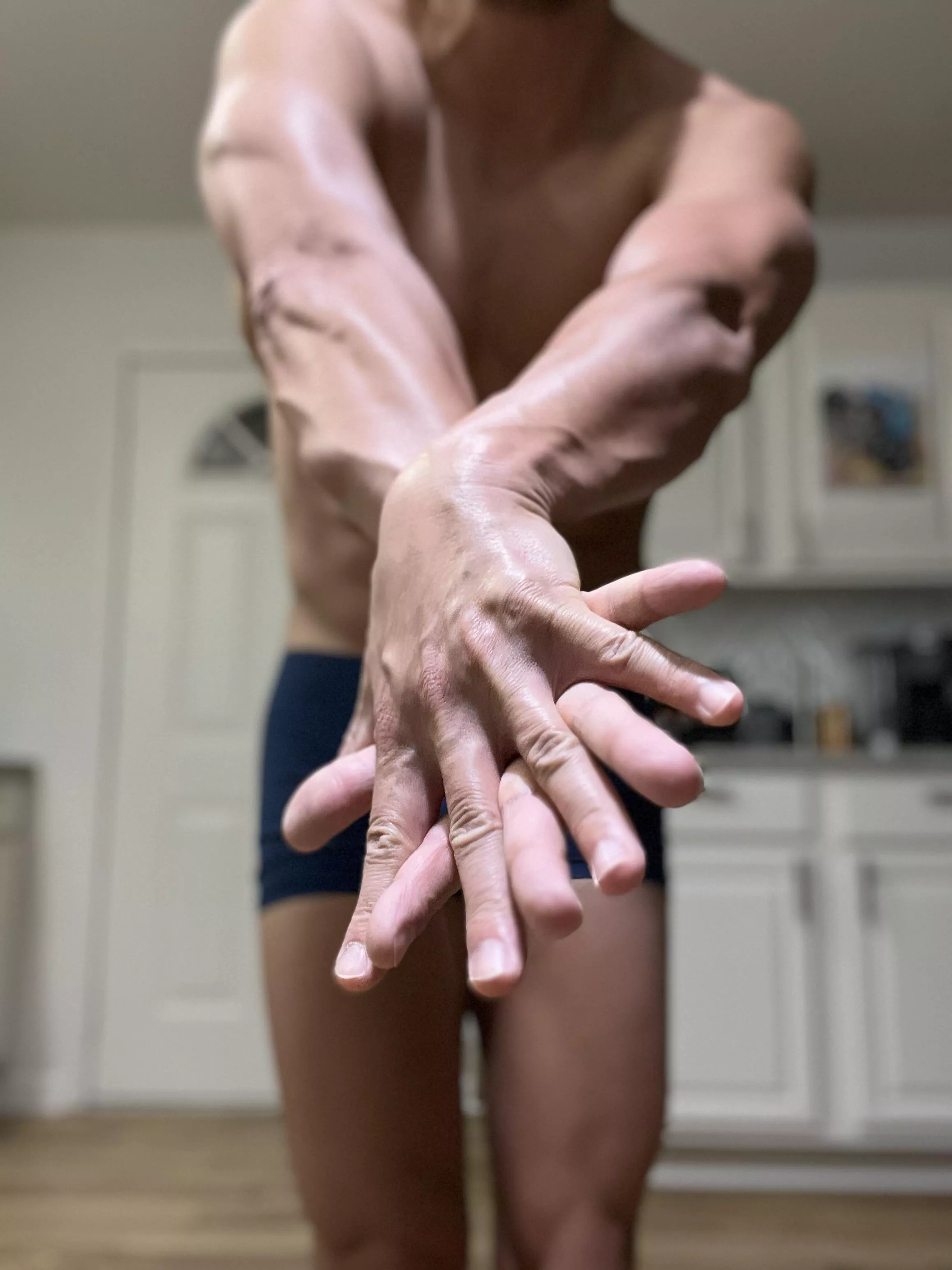 Let’s be real. Arms and hands are way sexier on a man than being naked. posted by Future_Poolboy
