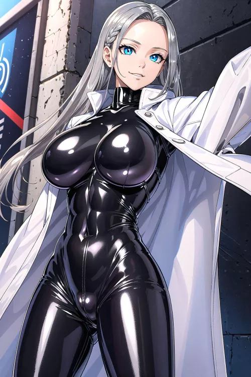 Long White Coat  by CheetahSperm18