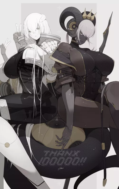 milf robussy and demossy [original] by Zewen_Senpai