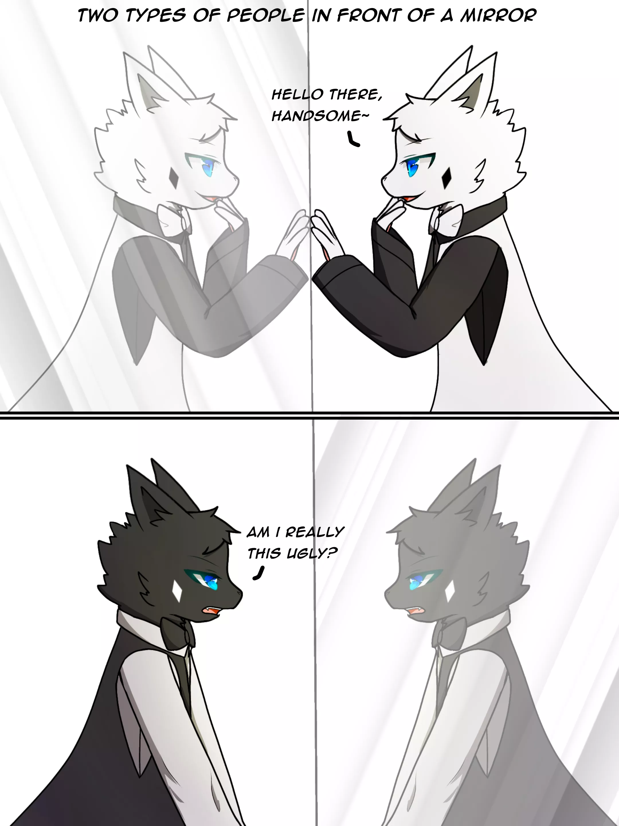 Mirror mirror on the wall posted by Kurosh1ro