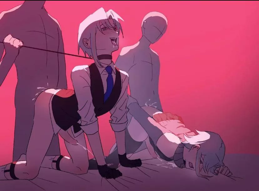 Pinned down and on the leash posted by slut4daddy22