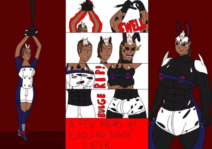 RWBY: Harriet Bree becomes the Futa Bunny Grimm- Art by me by RWBimbo