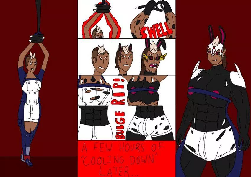 RWBY: Harriet Bree becomes the Futa Bunny Grimm- Art by me posted by RWBimbo