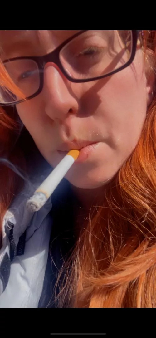 So glad the sun came out to enjoy smokes in the step again by Ellexandrea28