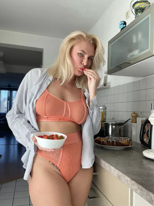 Strawberry in the morning by Mommy_Nina