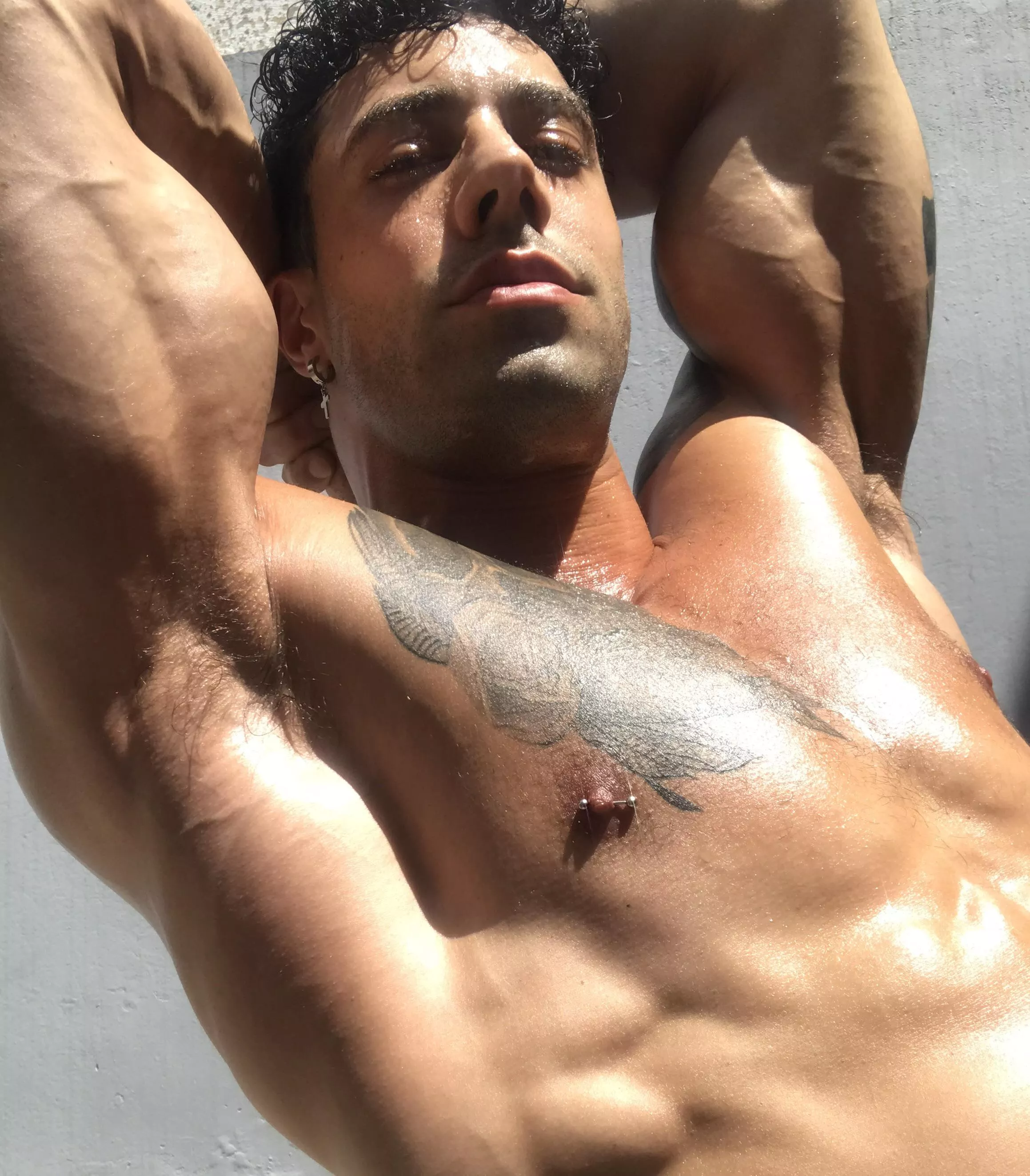 Taking sun  posted by TattooedMuscled