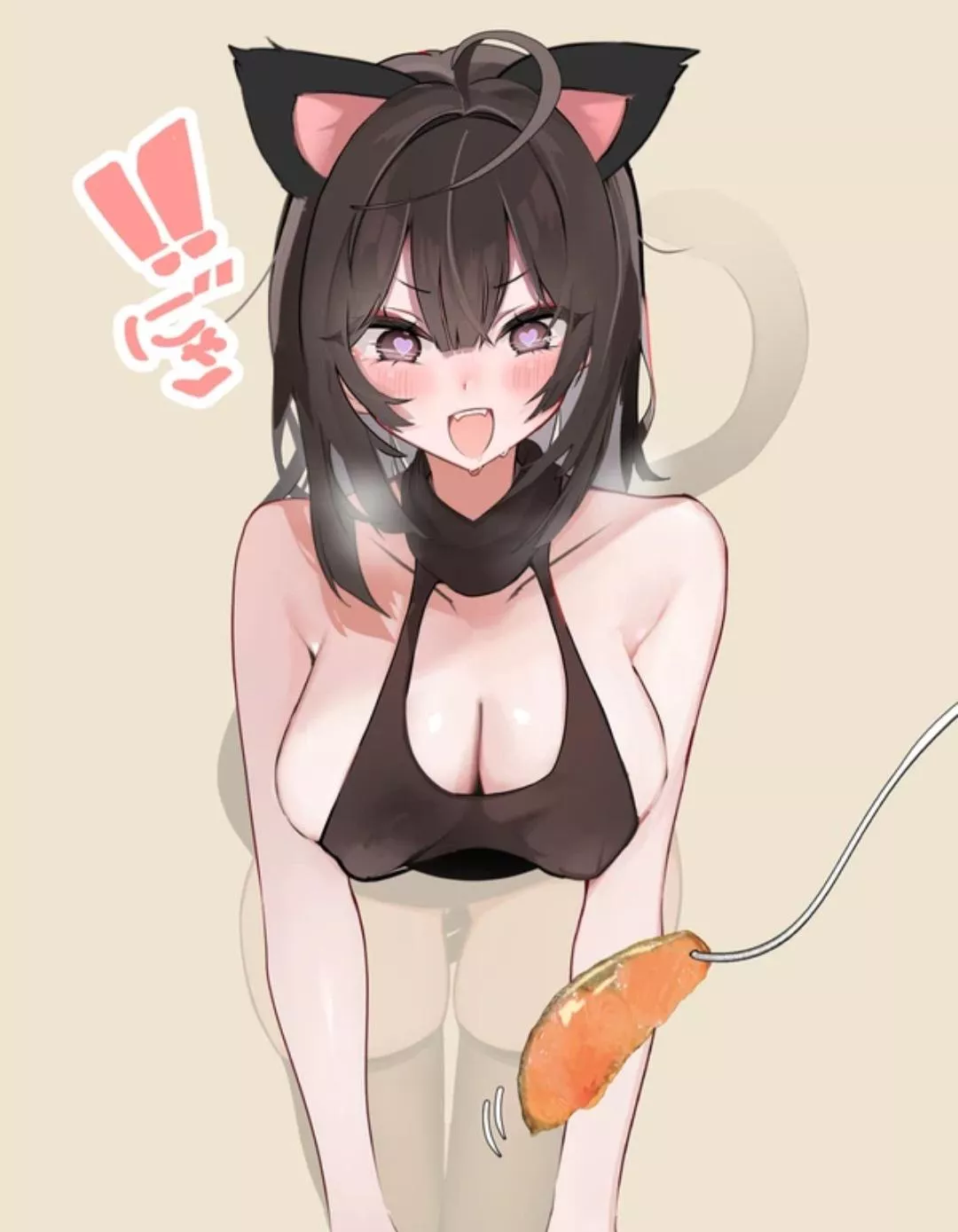 Tempting her with fish posted by marxsander2016