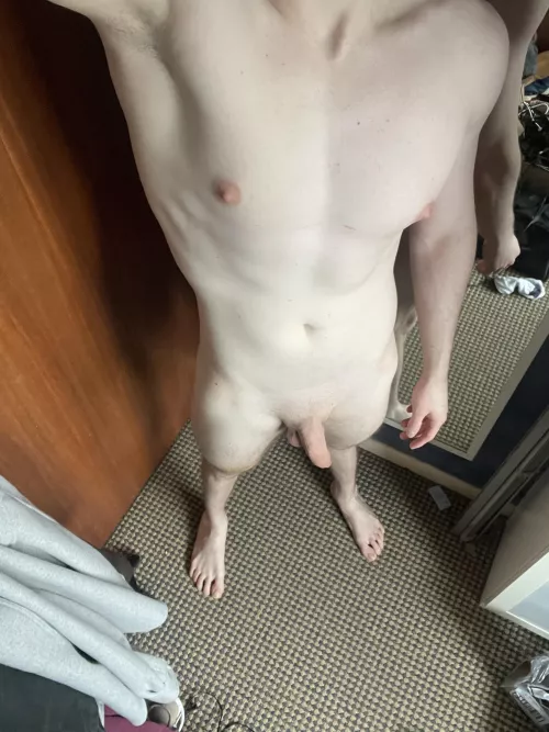 Unclothed, no locked cock and no leather or toys on me what do you think? by subdomjames